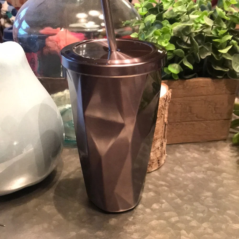 Starbucks Grande Chiseled Stainless Steel Tumbler